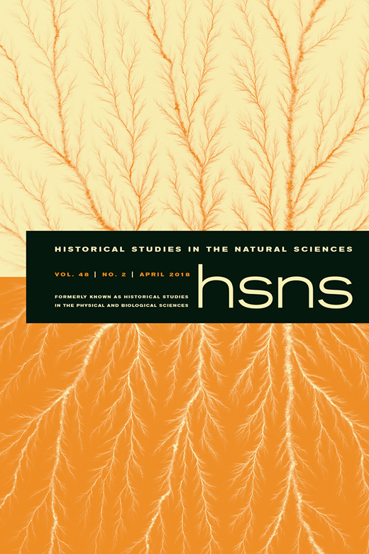 Historical Studies in the Natural Sciences Cover Image for Volume 48, Issue 2