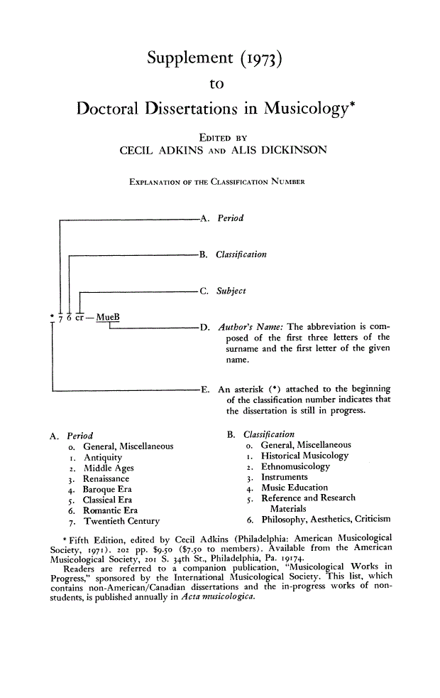 Doctoral Dissertations In Musicology Online