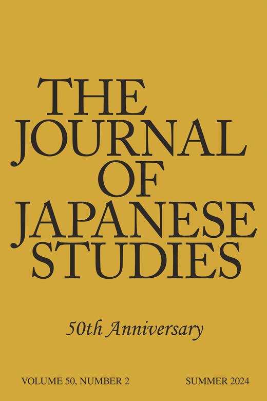 The Journal of Japanese Studies Cover Image for Volume 50, Issue 2