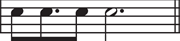 Olivier Messaien, Technique de mon langage musical (TLM) (1944), ex. 3: “Râgavardhana, Hindu rhythm.”