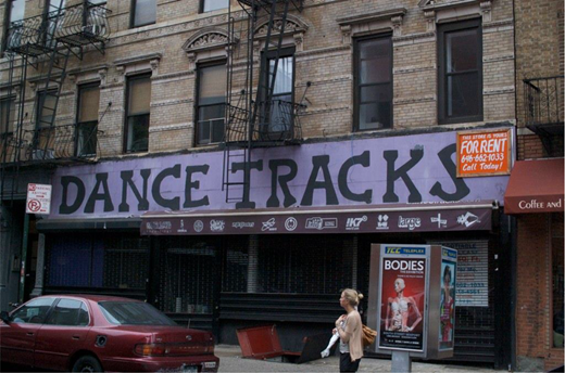 Dance Tracks record store after it closed in 2007 (courtesy of Tim C. Varney).