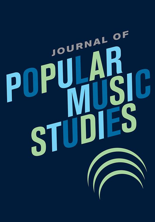 Journal of Popular Music Studies Cover Image for Volume 33, Issue 1