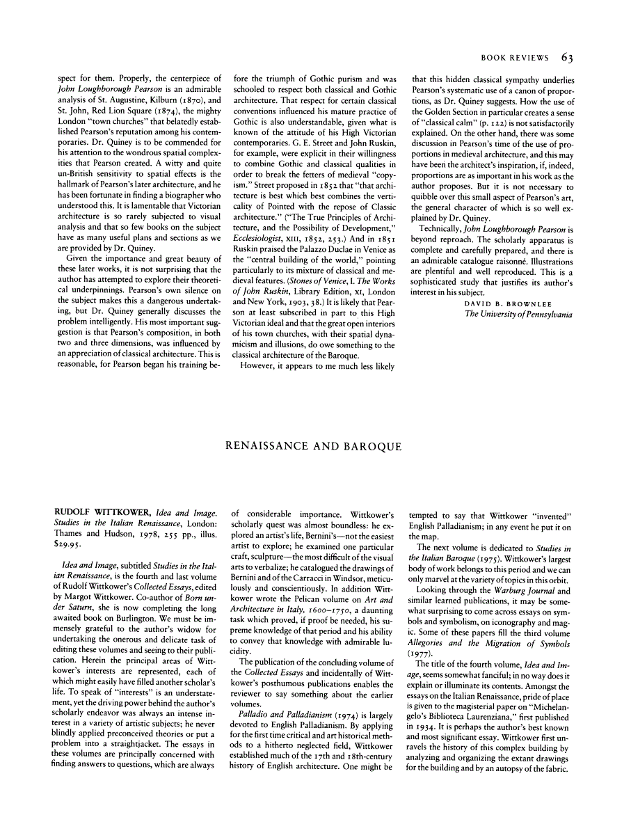 Collected essay idea image in italian renaissance rudolf study wittkower 08 picture