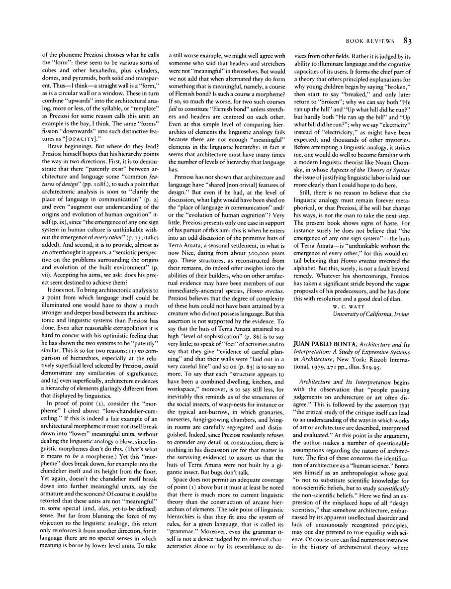 Review: Architecture and Its Interpretation: A Study of ...