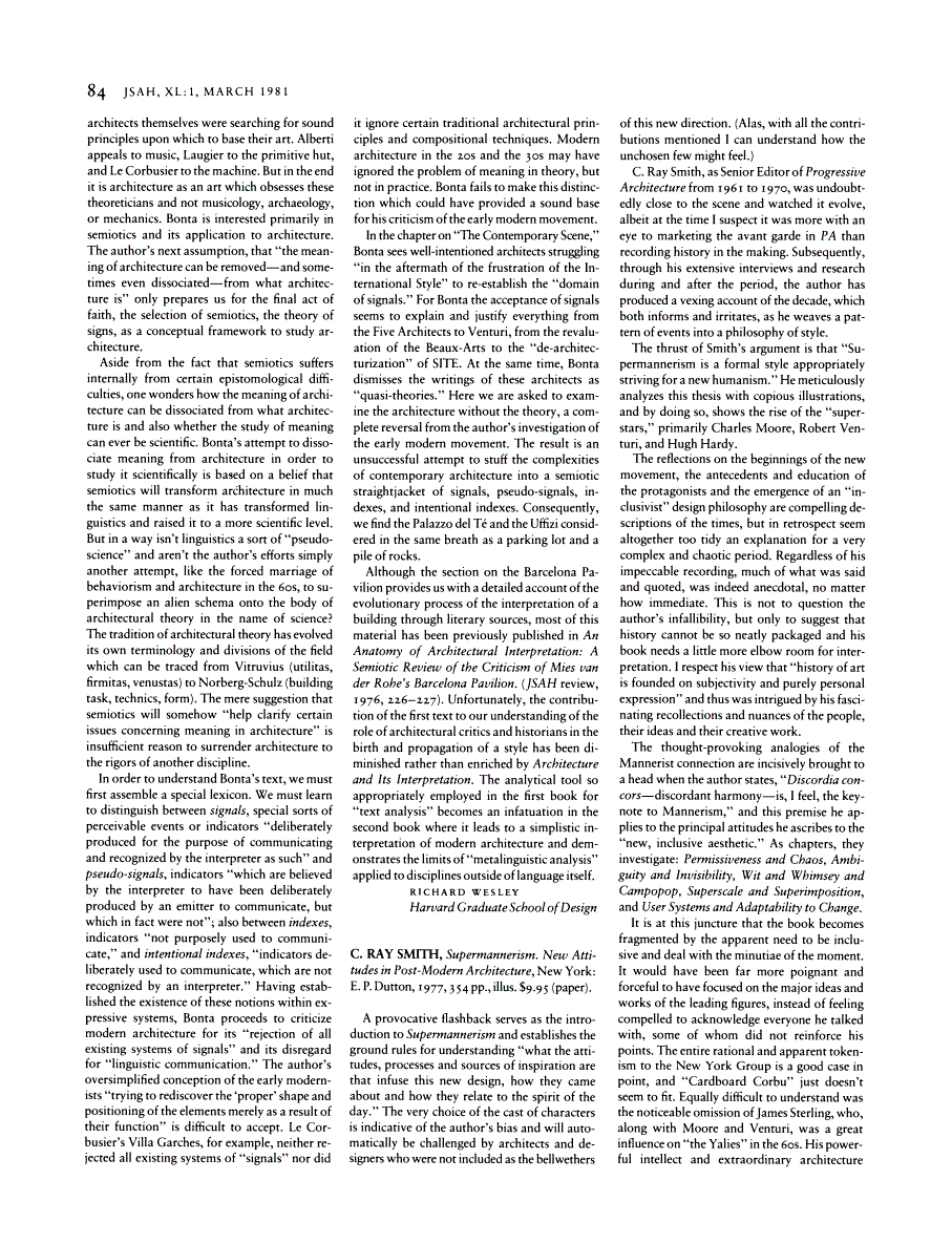 Review: Supermannerism. New Attitudes in Post-Modern ...