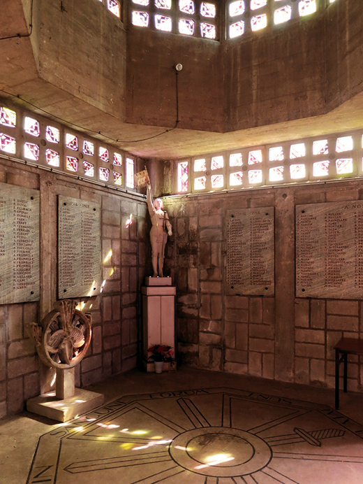 Figure 4. Perret Frères, Notre-Dame du Raincy, Le Raincy, France, 1923, view of the chapel of the dead (author's photo).