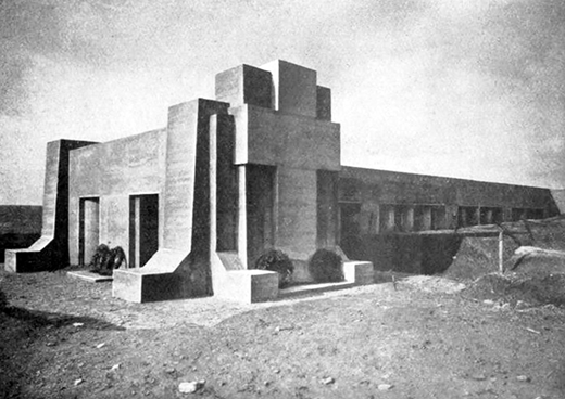Figure 13. André Ventre, Tranchée des Baïonnettes memorial, Douaumont, France, 1920 (Verdun, Argonne 1914–1918 [Clermont Ferrand: Michelin, 1936], 100).
