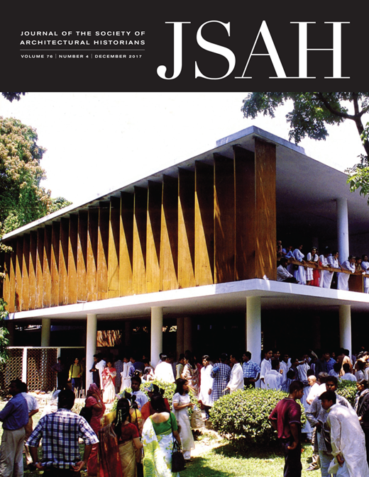 Journal of the Society of Architectural Historians Cover Image for Volume 76, Issue 4
