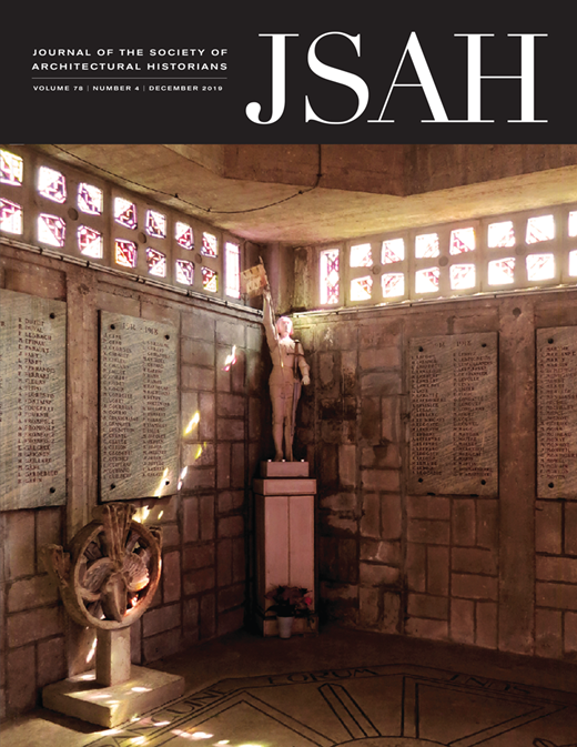 Journal of the Society of Architectural Historians Cover Image for Volume 78, Issue 4