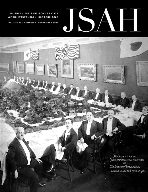 Journal of the Society of Architectural Historians Cover Image for Volume 80, Issue 3