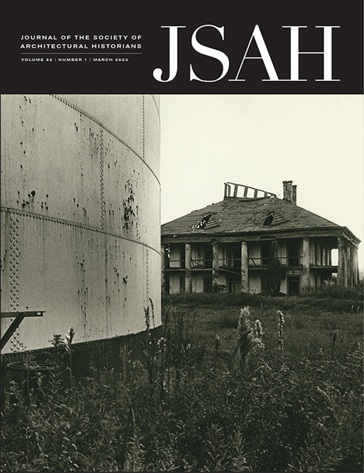 Journal of the Society of Architectural Historians Cover Image for Volume 82, Issue 1