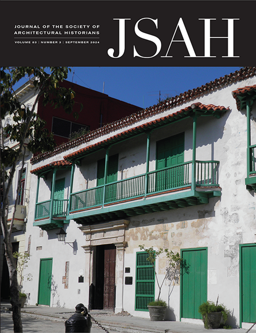 Journal of the Society of Architectural Historians Cover Image for Volume 83, Issue 3