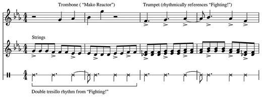 “Mako Reactor–Battle Edit” from Final Fantasy VII Remake excerpt (from 0:16–0:24).