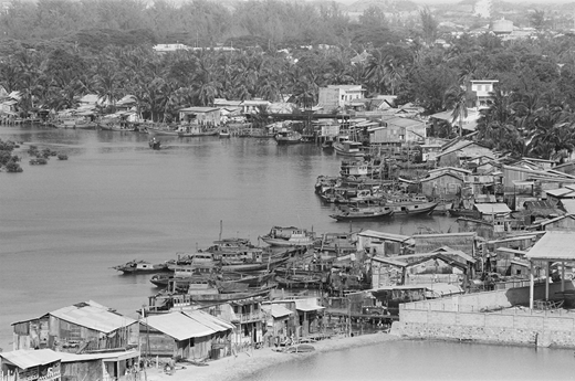 The port of Vũng Tàu.