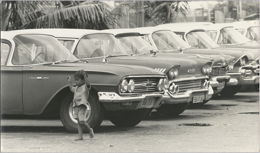 Abandoned Chevrolets in Hồ Chí Minh City.