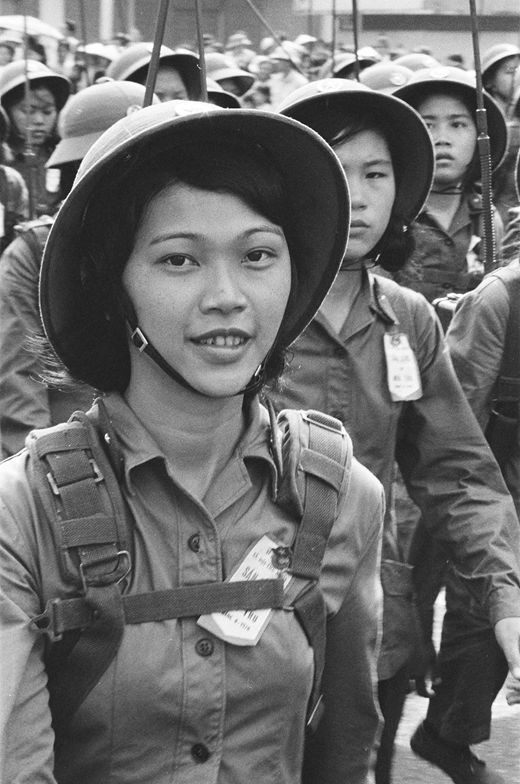A member of the women’s military unit.