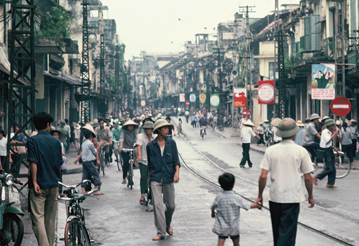 A street scene in Hà Nội.