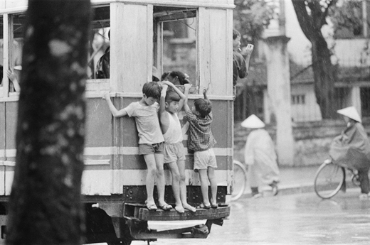 Typical tram travel for young children.