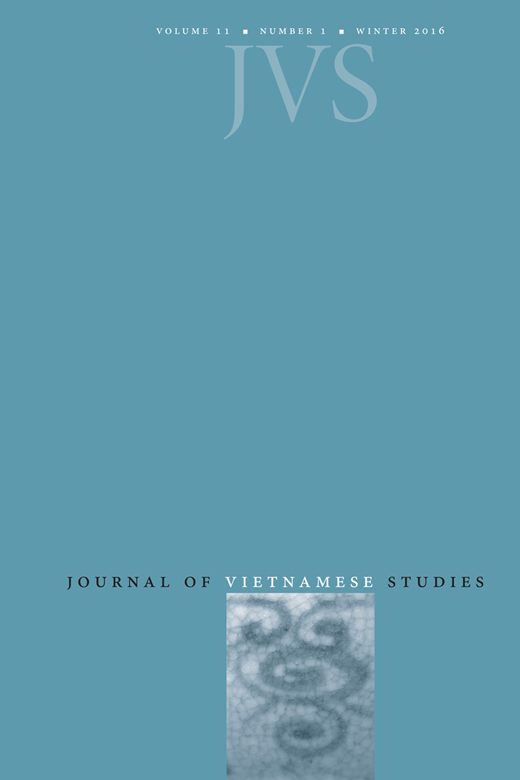 Journal of Vietnamese Studies Cover Image for Volume 11, Issue 1