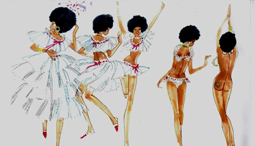 Gabriela Ordones Penna, “Que mulata é essa? As ilustrações de Alceu Penna para o show Brasil Export (1972)”, Revista Dobras v. 9, n.° 20 (2016)