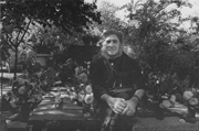 Paz Errázuriz, Gastón Padilla, Cementerio General, 1982–88, reproduced in Adam's Apple (Courtesy of Paz Errázuriz)