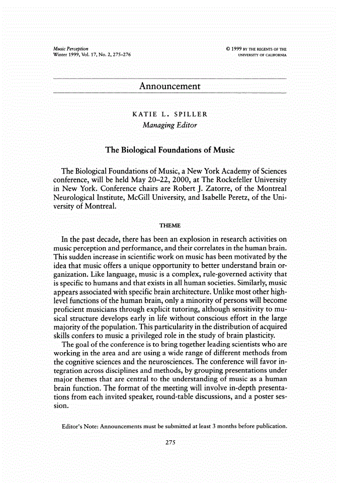 First page of Back Matter