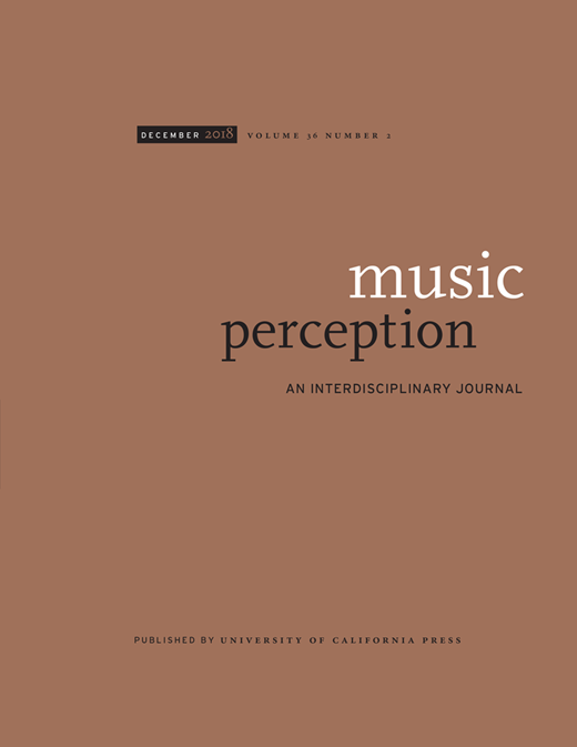 Music Perception Cover Image for Volume 36, Issue 2