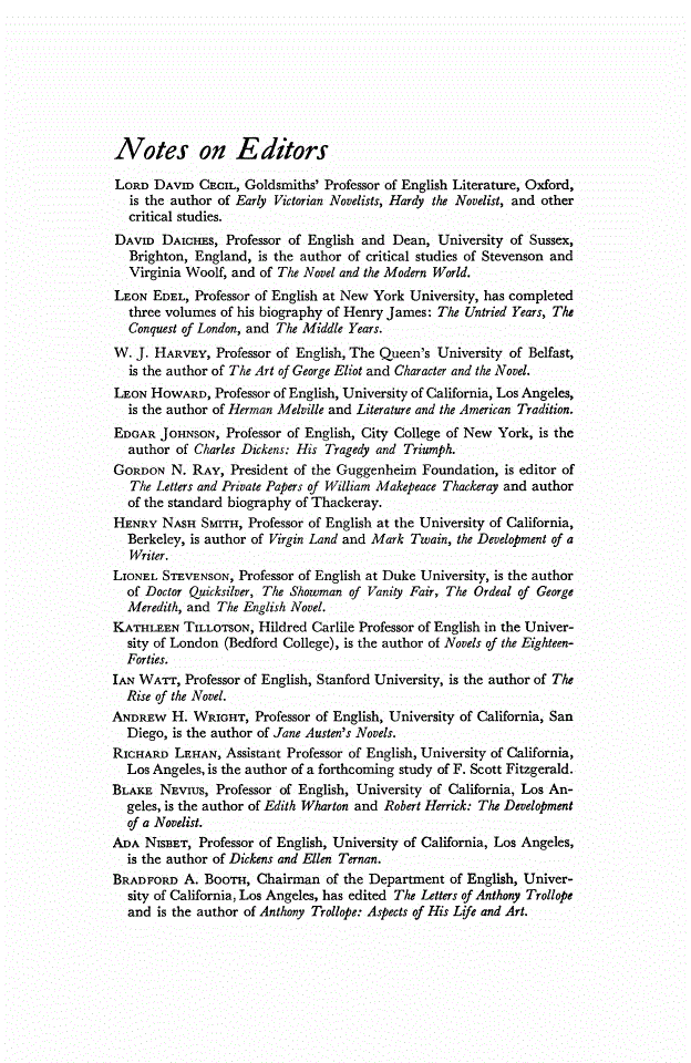 First page of Back Matter