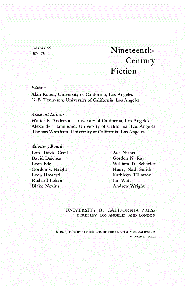 First page of Volume Information