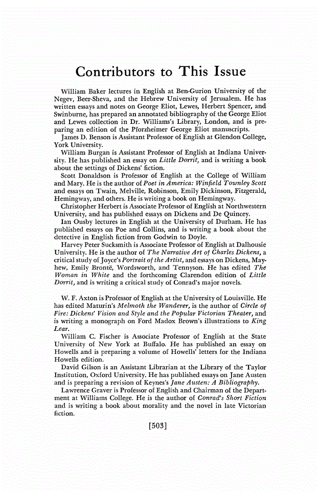 First page of Back Matter