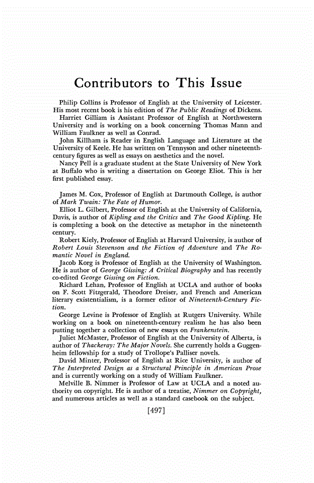 First page of Back Matter