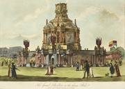 “The Grand Pavillion in the Green Park” (London, Thomas Palser, 24 Aug. 1814). Courtesy of the British Library.