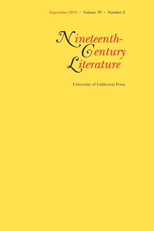 Nineteenth-Century Literature Cover Image for Volume 70, Issue 2