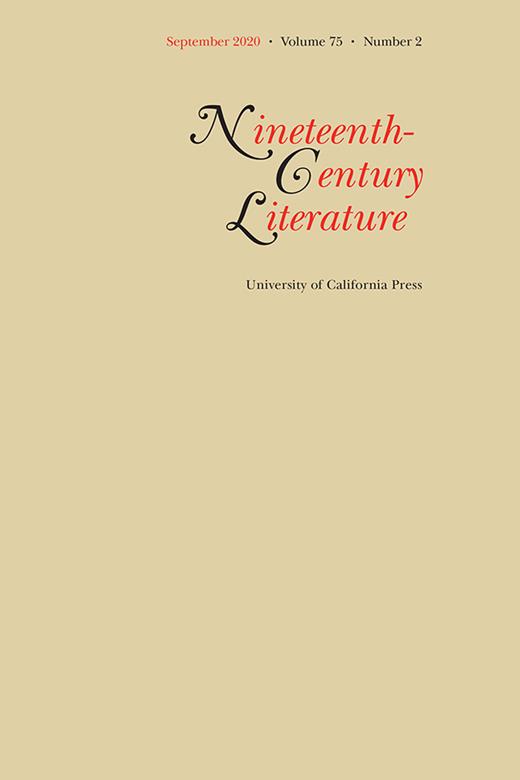 Nineteenth-Century Literature Cover Image for Volume 75, Issue 2