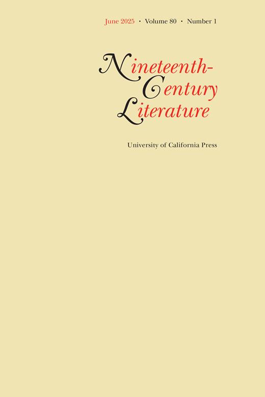 Nineteenth-Century Literature Cover Image for Volume 80, Issue 1