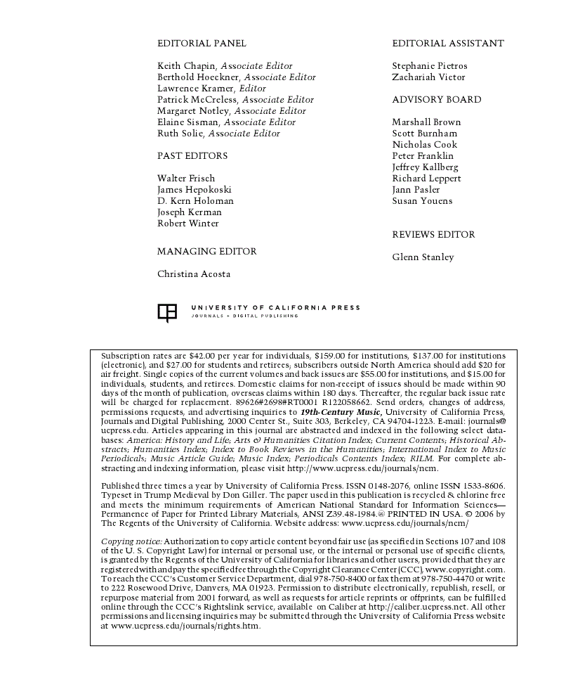 First page of Front Matter