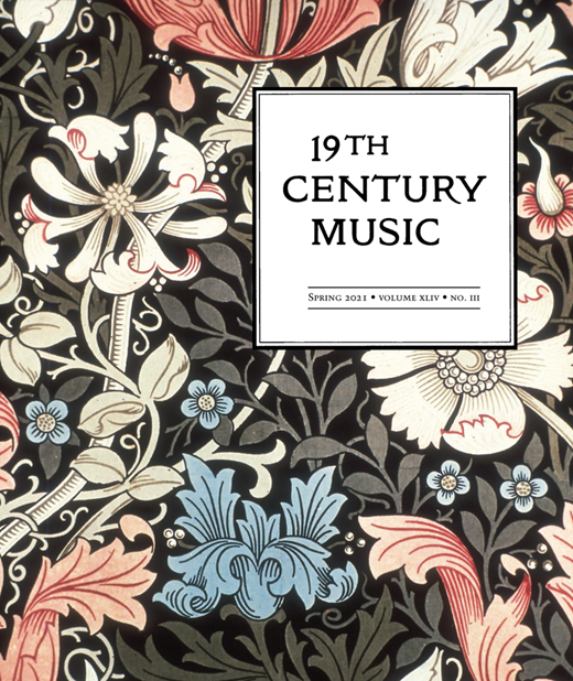19th-Century Music Cover Image for Volume 44, Issue 3