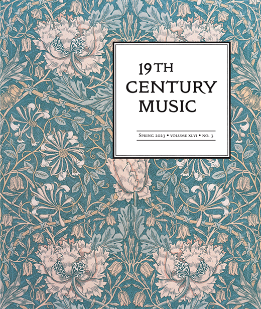 19th-Century Music Cover Image for Volume 46, Issue 3