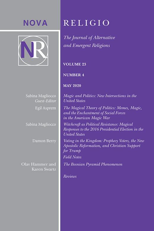 Nova Religio Cover Image for Volume 23, Issue 4