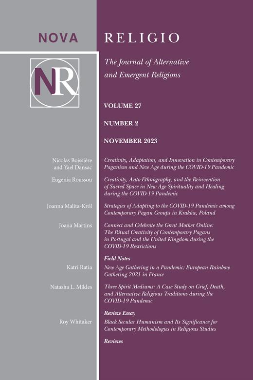 Nova Religio Cover Image for Volume 27, Issue 2