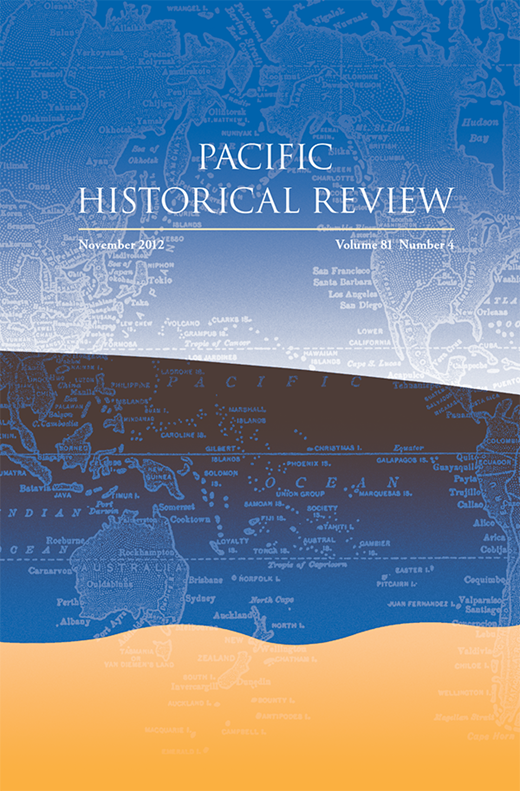Pacific Historical Review Cover Image for Volume 81, Issue 4