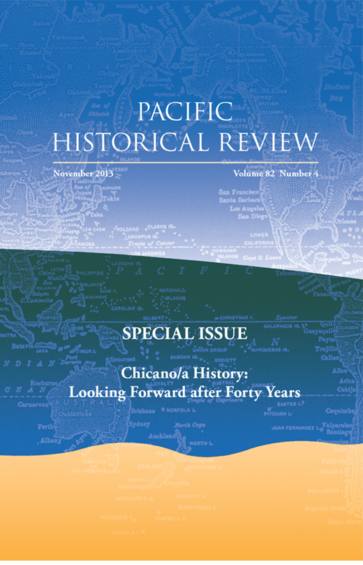 Pacific Historical Review Cover Image for Volume 82, Issue 4