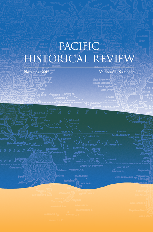 Pacific Historical Review Cover Image for Volume 84, Issue 4