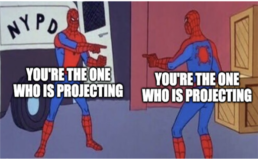 Spider-Man Thinks Spider-Man is Projecting.