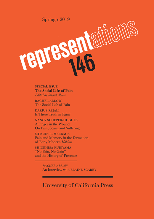 Representations Cover Image for Volume 146, Issue 1