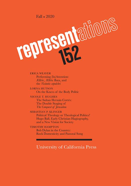 Representations Cover Image for Volume 152, Issue 1