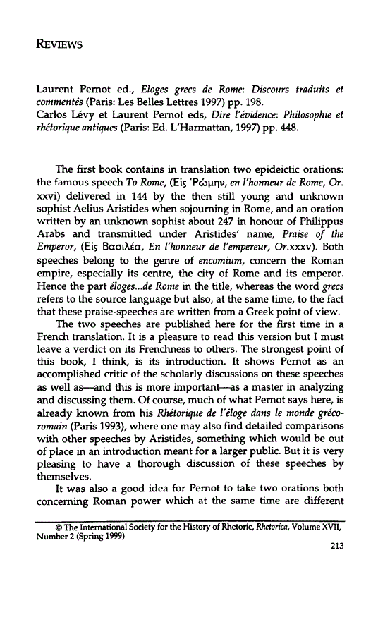 eloges grecs de rome discours traduits  commentes dire ievidence