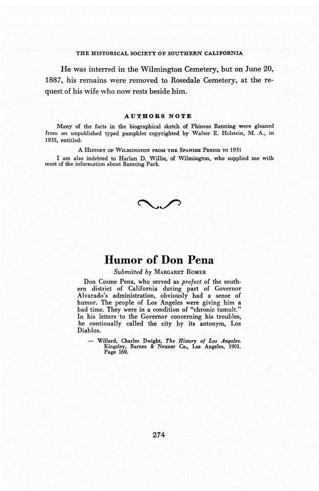 First page of Humor of Don Pena