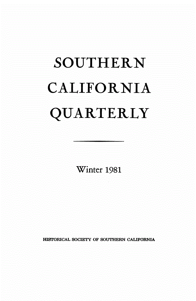 First page of Front Matter