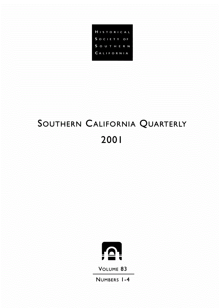 First page of Back Matter